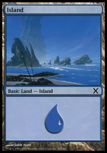 Island (V.2)⁣ - Tenth Edition⁣ (Land)⁣ [369]