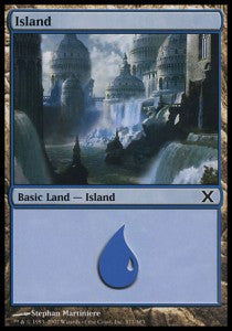 Island (V.4)⁣ - Tenth Edition⁣ (Land)⁣ [371]