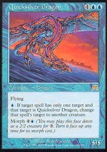 Quicksilver Dragon⁣ - Onslaught⁣ (Rare)⁣ [103]