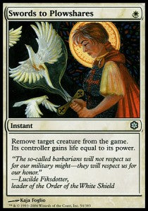 Swords to Plowshares⁣ - Coldsnap Theme Decks⁣ (Uncommon)⁣ [7]