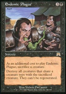 Endemic Plague⁣ - Onslaught⁣ (Rare)⁣ [142]