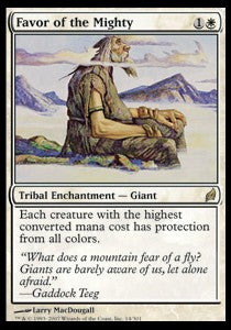 Favor of the Mighty⁣ - Lorwyn⁣ (Rare)⁣ [14]