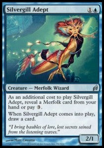 Silvergill Adept⁣ - Lorwyn⁣ (Uncommon)⁣ [86]
