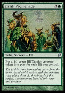 Elvish Promenade⁣ - Lorwyn⁣ (Uncommon)⁣ [208]