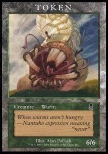 Wurm Token (Green 6/6)⁣ - Player Rewards Promos⁣ (Token)⁣ [33]
