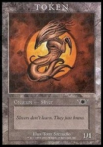 Sliver Token (Colorless 1/1)⁣ - Player Rewards Promos⁣ (Token)⁣ [38]