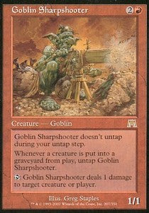 Goblin Sharpshooter⁣ - Onslaught⁣ (Rare)⁣ [207]