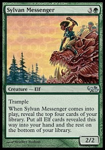 Sylvan Messenger⁣ - Duel Decks: Elves vs. Goblins⁣ (Uncommon)⁣ [12]