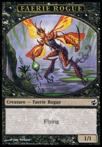 Faerie Rogue Token (Black 1/1)⁣ - Morningtide⁣ (Token)⁣ [T2]