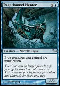 Deepchannel Mentor⁣ - Shadowmoor⁣ (Uncommon)⁣ [35]