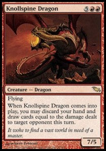 Knollspine Dragon⁣ - Shadowmoor⁣ (Rare)⁣ [98]