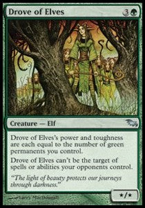 Drove of Elves⁣ - Shadowmoor⁣ (Uncommon)⁣ [112]