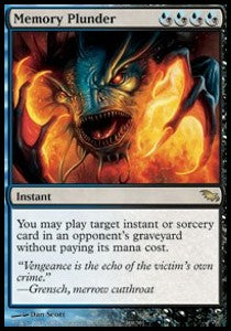 Memory Plunder⁣ - Shadowmoor⁣ (Rare)⁣ [169]