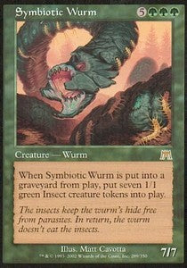 Symbiotic Wurm⁣ - Onslaught⁣ (Rare)⁣ [289]