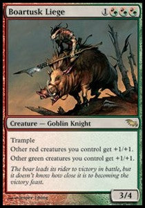 Boartusk Liege⁣ - Shadowmoor⁣ (Rare)⁣ [202]
