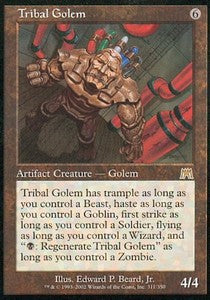 Tribal Golem⁣ - Onslaught⁣ (Rare)⁣ [311]