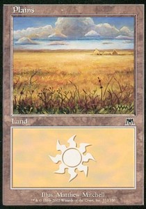 Plains (V.2)⁣ - Onslaught⁣ (Land)⁣ [332]
