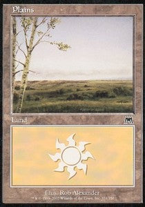 Plains (V.1)⁣ - Onslaught⁣ (Land)⁣ [331]