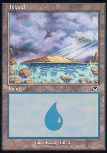 Island (V.4)⁣ - Onslaught⁣ (Land)⁣ [338]