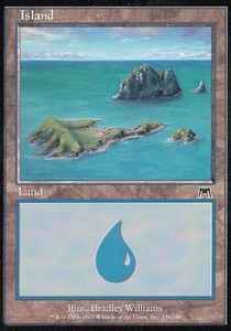 Island (V.2)⁣ - Onslaught⁣ (Land)⁣ [336]