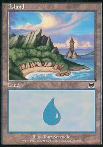 Island (V.1)⁣ - Onslaught⁣ (Land)⁣ [335]