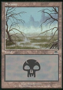 Swamp (V.4)⁣ - Onslaught⁣ (Land)⁣ [342]