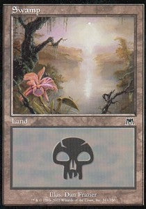 Swamp (V.3)⁣ - Onslaught⁣ (Land)⁣ [341]