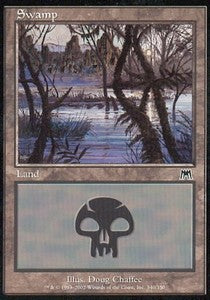 Swamp (V.2)⁣ - Onslaught⁣ (Land)⁣ [340]