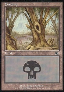 Swamp (V.1)⁣ - Onslaught⁣ (Land)⁣ [339]