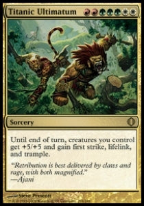 Titanic Ultimatum⁣ - Shards of Alara⁣ (Rare)⁣ [204]