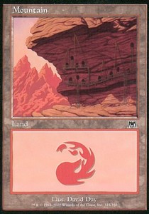 Mountain (V.3)⁣ - Onslaught⁣ (Land)⁣ [345]