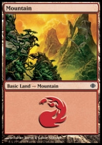 Mountain (V.4)⁣ - Shards of Alara⁣ (Land)⁣ [245]