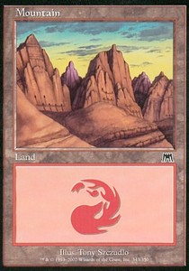 Mountain (V.1)⁣ - Onslaught⁣ (Land)⁣ [343]