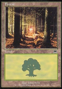 Forest (V.3)⁣ - Onslaught⁣ (Land)⁣ [349]