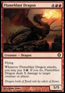 Flameblast Dragon⁣ - Shards of Alara⁣ (Rare)⁣ [100]