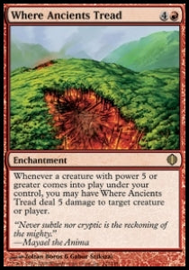 Where Ancients Tread⁣ - Shards of Alara⁣ (Rare)⁣ [122]