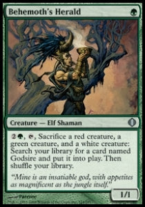 Behemoth's Herald⁣ - Shards of Alara⁣ (Uncommon)⁣ [124]