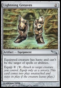 Lightning Greaves⁣ - Mirrodin⁣ (Uncommon)⁣ [199]