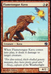 Flametongue Kavu⁣ - Duel Decks: Jace vs. Chandra⁣ (Uncommon)⁣ [42]