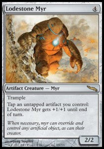 Lodestone Myr⁣ - Mirrodin⁣ (Rare)⁣ [200]