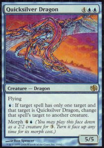 Quicksilver Dragon⁣ - Duel Decks: Jace vs. Chandra⁣ (Rare)⁣ [19]