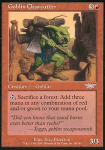 Goblin Clearcutter⁣ - Legions⁣ (Uncommon)⁣ [96]