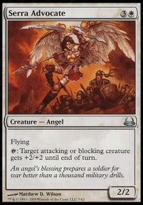 Serra Advocate - Duel Decks: Divine vs. Demonic (Uncommon) [DDC-7]