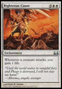 Righteous Cause - Duel Decks: Divine vs. Demonic (Uncommon) [DDC-22]