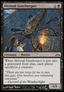 Abyssal Gatekeeper - Duel Decks: Divine vs. Demonic (Common) [DDC-31]