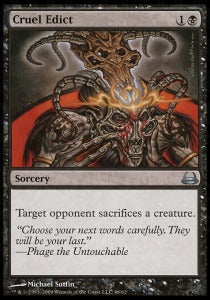 Cruel Edict⁣ - Duel Decks: Divine vs. Demonic⁣ (Uncommon)⁣ [48]