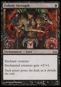 Unholy Strength - Duel Decks: Divine vs. Demonic (Common) [DDC-47]