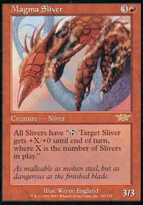Magma Sliver⁣ - Legions⁣ (Rare)⁣ [107]