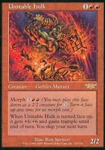 Unstable Hulk⁣ - Legions⁣ (Rare)⁣ [115]