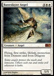 Baneslayer Angel⁣ - Magic 2010⁣ (Mythic)⁣ [4]